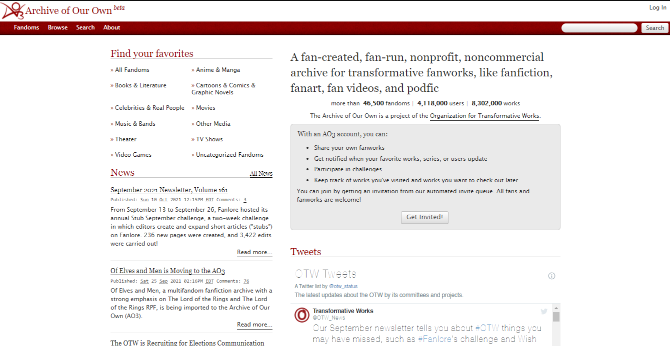 AO3镜像站pc版官网直达链接_Archive_of_Our_Own电脑版平台入口